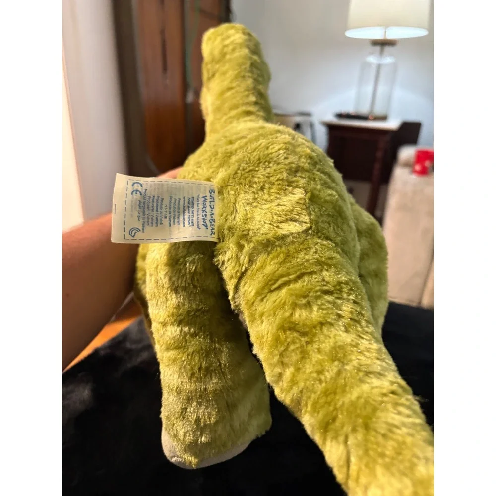 Build-A-Bear Workshop Brachiosaurus Green Dinosaur Plush LongNeck Stuffed Animal